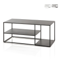 Table basse en métal design moderne 120x50cm Angie Promotion