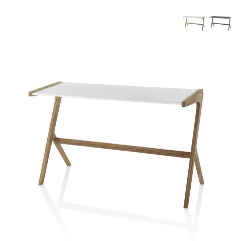 Bureau moderne en bois design minimaliste Allison Promotion