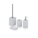 Ensemble d'accessoires de salle de bain design moderne en résine Dakar Vente