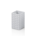 Ensemble d'accessoires de salle de bain design moderne en résine Dakar Remises