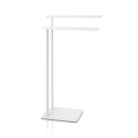 Porte-serviettes sur pied 2 barres en métal pour salle de bain Hiro Offre
