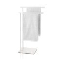 Porte-serviettes sur pied 2 barres en métal pour salle de bain Hiro Vente
