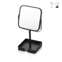 Miroir de table avec grossissement et plateau intégré Ketty Promotion