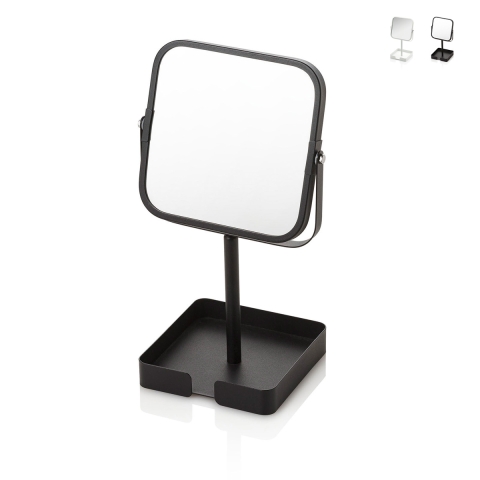 Miroir de table avec grossissement et plateau intégré Ketty Promotion