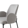 2 chaises rembourrées modernes en tissu avec accoudoirs Antea pour cuisine Vente