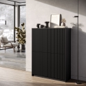 Buffet haut moderne avec portes cannelées Budapest Vente