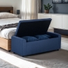 Banc de rangement en tissu pour chambre ou entrée Merak Vente