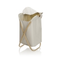 Panier à linge en bois et tissu Kim Vente
