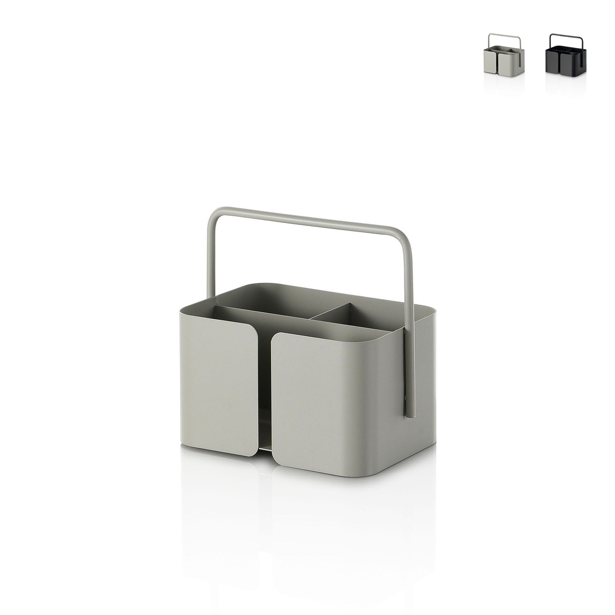 Organisateur de rangement en métal mat avec 3 compartiments Kogi S Promotion Organisateur de rangement en métal mat avec 3 compartiments Kogi S Promotion