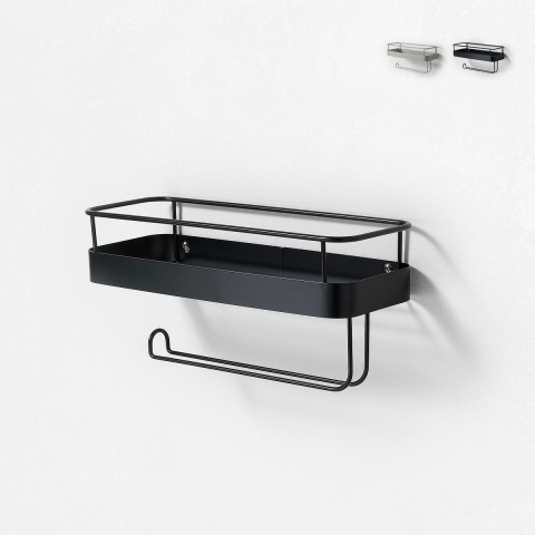 Étagère en métal avec porte-rouleau de cuisine Toon Promotion