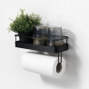 Étagère en métal avec porte-rouleau de cuisine Toon Vente