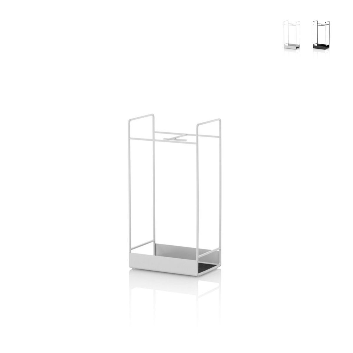 Porte-parapluies en métal mat design moderne Masu Remises