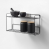 Étagère murale en métal avec 2 tablettes Nori Vente