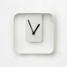 Horloge murale et de table en métal 20x20cm design moderne Nova Remises