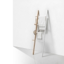 Échelle porte-serviettes de salle de bain en bois design moderne Olaf Vente