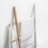 Échelle porte-serviettes de salle de bain en bois design moderne Olaf Remises