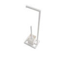 Porte-rouleaux et brosse WC sur pied au design moderne Ren Vente