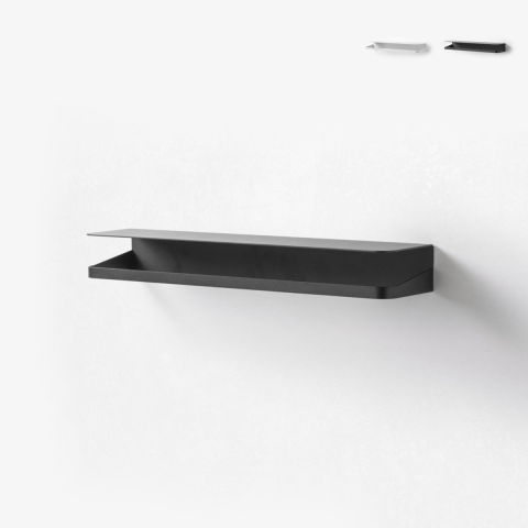 Étagère murale réversible en métal mat design moderne Ryo Promotion