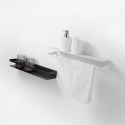 Étagère murale réversible en métal mat design moderne Ryo Prix
