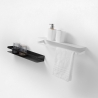 Étagère murale réversible en métal mat design moderne Ryo Prix