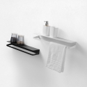Étagère murale réversible en métal mat design moderne Ryo Achat