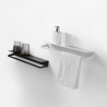 Étagère murale réversible en métal mat design moderne Ryo Achat