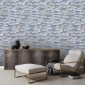 Papier peint motif mer pour salon chambre à coucher Vagues et Baleines Promotion