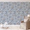 Papier peint motif mer pour salon chambre à coucher Vagues et Baleines Réductions