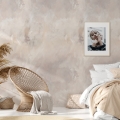 Papier peint élégant beige pour salon moderne Stucco Veneziano Promotion