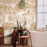 Papier peint adhésif floral beige pour salon Cactus nel Deserto Offre