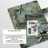 Papier peint nature florale jungle pour salon et chambre d'enfant Jungla Modèle