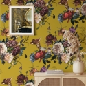 Papier peint adhésif vintage floral pour salon Rinascimento Offre