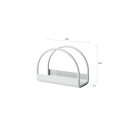 Porte-serviettes de table en métal mat Behr Dimensions
