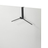 Porte-manteau en métal noir pour porte Trim Promotion