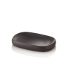 Ensemble accessoires salle de bain distributeur verre porte-savon porte-brosse gris Zara Offre
