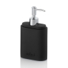 Ensemble de salle de bain 4 pièces en résine noire Zima Vente