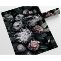 Papier peint floral pour chambre à coucher shabby chic Floréale Scura Réductions