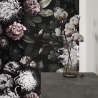 Papier peint floral pour chambre à coucher shabby chic Floréale Scura Remises