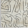 Papier peint blanc moderne design artistique Graffiti Rayures Noires Choix
