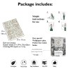 Papier peint blanc moderne design artistique Graffiti Rayures Noires Caractéristiques