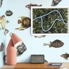 Papier peint mer azur pour salon couloir Poissons Tropicaux Choix