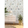 Papier peint floral naturel pour chambre d'enfant et séjour Papillons Offre