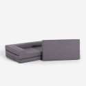 Canapé-lit 2 places modulable pliable gain de place en tissu Miranda Catalogue