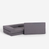 Canapé-lit 2 places modulable pliable gain de place en tissu Miranda Catalogue