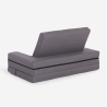 Canapé-lit 2 places modulable pliable gain de place en tissu Miranda Modèle