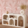 Papier peint élégant et raffiné Jungle Tropical Rose pour salon Vente