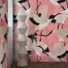 Papier peint adhésif élégant et raffiné pour salon Aironi Rosa Remises