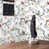 Papier peint nature colorée pour cuisine et chambre d'enfant Battito di Ali Vente