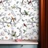 Papier peint nature colorée pour cuisine et chambre d'enfant Battito di Ali Remises
