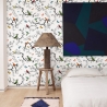 Papier peint nature colorée pour cuisine et chambre d'enfant Battito di Ali Réductions